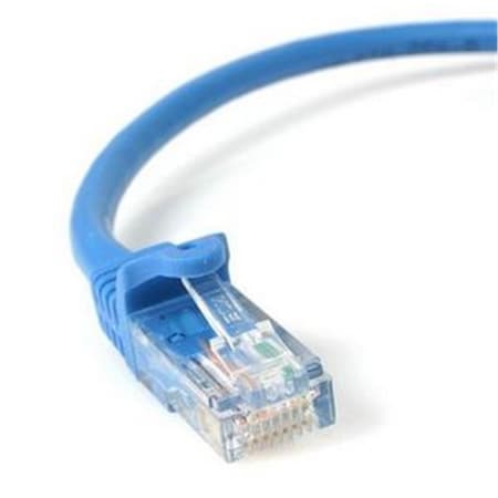 Ezgeneration Cat. 5e UTP Patch Cable 10ft 1 x RJ-45 1 x RJ-45 Cable Snagless Blue EZ735380